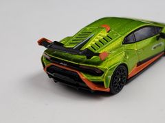 Xe mô hình Lamborghini Huracan STO 1:64 MINIGT ( Xanh Metallic)