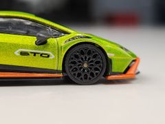 Xe mô hình Lamborghini Huracan STO 1:64 MINIGT ( Xanh Metallic)