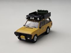 Xe Mô Hình Range Rover 1982 Camel Trophy Papua 1:64 MiNIGT ( Vàng Đất )