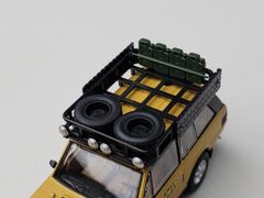 Xe Mô Hình Range Rover 1982 Camel Trophy Papua 1:64 MiNIGT ( Vàng Đất )