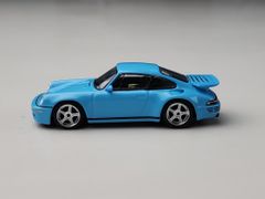 Xe Mô Hình Ruf CTR Anniversary 1:64 MiNiGT ( Xanh Baby )