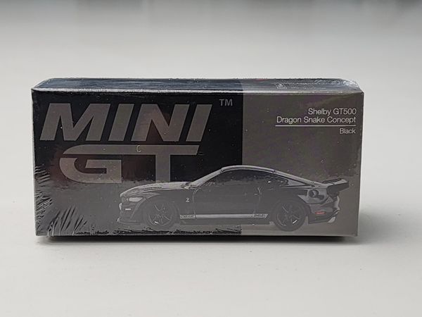 Xe Mô Hình Shelby GT500 Dragon Snake Concept 1:64 MiNiGT ( Black )