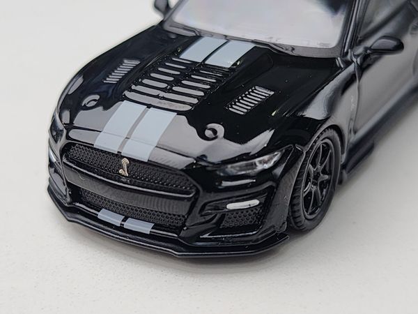 Xe Mô Hình Shelby GT500 Dragon Snake Concept 1:64 MiNiGT ( Black )