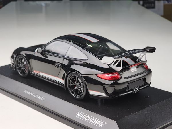 Xe Mô Hình Porsche 911 GT3 RS 4.0 2011 1:18 Mini Champs ( Đen )