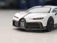 Xe Mô Hình Bugatti Chiron Pur Sport White 1:64 MiniGT ( Trắng )