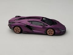 Xe Mô Hình Lamborghini Sian 1:64 MiniGT ( Tím )