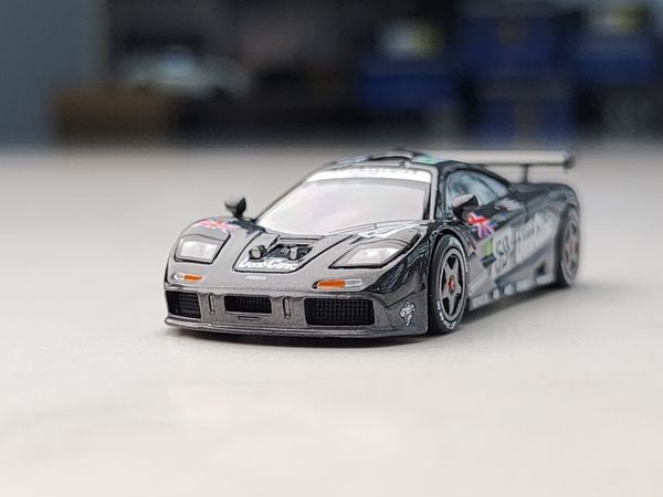 Xe Mô Hình McLaren F1 GTR #59 1995 Le Mans 24Hr Winner 1:64 MiniGT ( Đen )