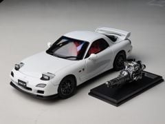 Xe Mô Hình Mazda RX7 Spirit R 1:18 Polar Master ( White )