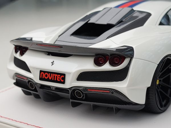 Xe Mô Hình Ferrari Novitec F8 1:18 Ivy Merit ( Pearl White )