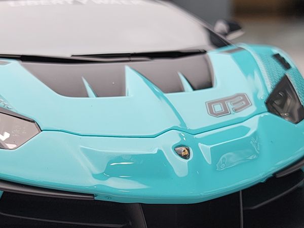 Xe Mô Hình Lamborghini Aventador GT EVO 1:18 Ivy Merit ( Tiffany Blue )