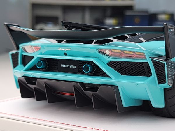 Xe Mô Hình Lamborghini Aventador GT EVO 1:18 Ivy Merit ( Tiffany Blue )