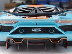 Xe Mô Hình Lamborghini Aventador GT EVO 1:18 Ivy Merit ( Gulf )