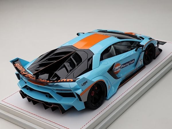 Xe Mô Hình Lamborghini Aventador GT EVO 1:18 Ivy Merit ( Gulf )