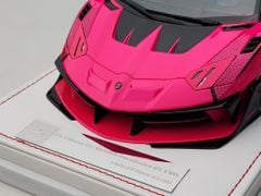 Xe Mô Hình Lamborghini Aventador GT EVO 1:18 Ivy Merit ( Black/Pink )