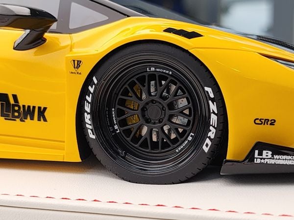 Xe Mô Hình Lamborghini Hurance 1:18 Ivy Merit ( Yellow )