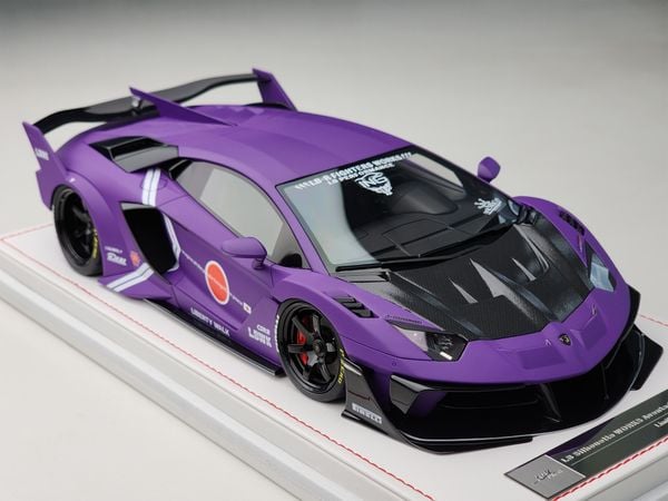 Xe Mô Hình Lamborghini Aventador GT EVO 1:18 Ivy Merit ( Fighter Purple )