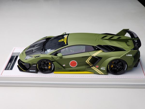 Xe Mô Hình Lamborghini Aventador GT EVO 1 :18 Ivy Merit ( Fighter Green )