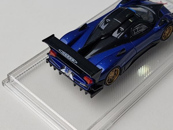 Xe mô hình Pagani Zonda Revulucion 1:64 CM Model (Xanh Cacbon)