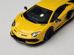 Xe Mô Hình Lamborghini Aventador SVJ 1:64 MiniGT ( Vàng )