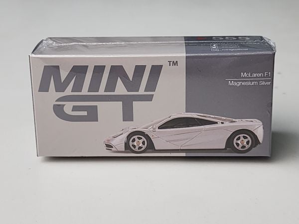 Xe Mô Hình McLaren F1 1:64 MiniGT ( Silver )