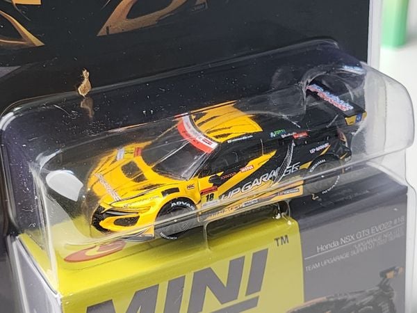 Xe Mô Hình Honda NSX GT3 EVO22 #18 1:64 MiniGT ( Vàng & Đen )