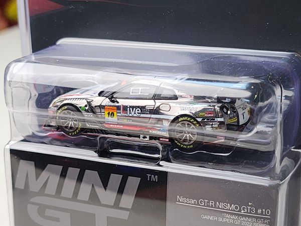 Xe Mô Hình Nissan GT-R Nismo GT3 #10 1:64 MiniGT ( Crom )