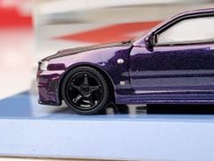 Xe Mô Hình Nismo R34 GT-R Z-Tune 1:64 Tarmac Works ( Tím )