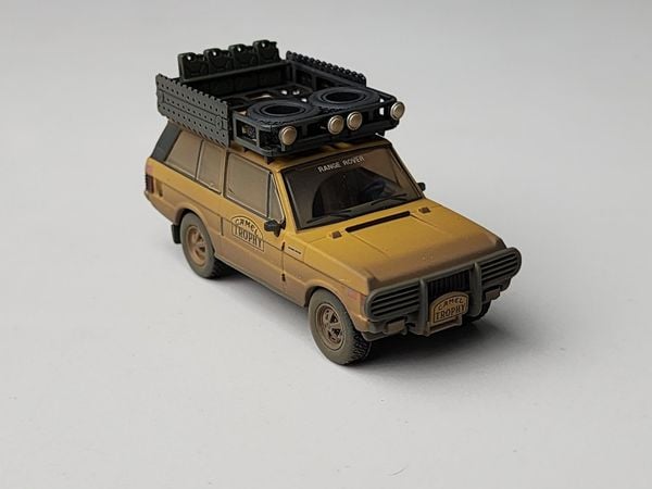 Set Xe Mô Hình Range Rover 1982 1:64 MiNiGT ( Vàng )