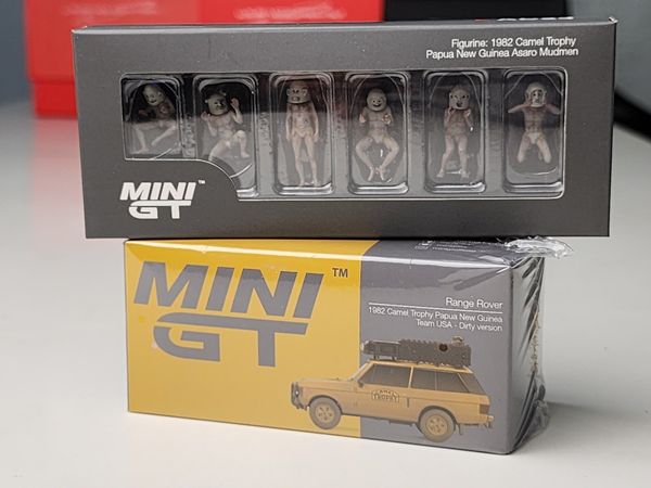 Set Xe Mô Hình Range Rover 1982 1:64 MiNiGT ( Vàng )