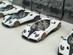 Xe mô hình Pagani Zonda HP 1:18 LCD (Trắng)