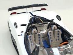 Xe mô hình Pagani Zonda HP 1:18 LCD (Trắng)