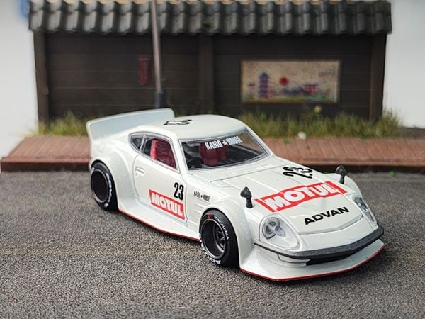 Xe Mô Hình Datsun KAIDO Fairlady Z MOTUL V3 1:64 Kaidohouse x MINI