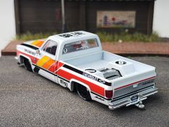 Xe Mô Hình Chevrolet Silverado V1 1:64 KAIDO ( Silver )