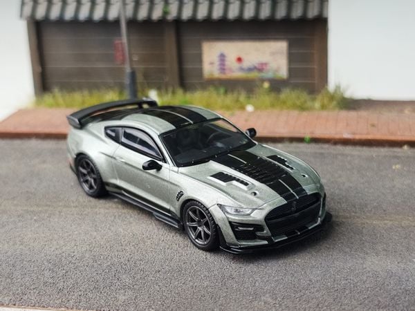 Xe Mô Hình Shelby GT500 SE Widebody Pepper 1:64 MiniGT ( Gray Metallic LHD )