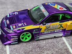 Xe Mô Hinh Nissan S15 SILVIA LB-Super Silhouette #555 2022 Formula Drift 1:64 MiniGT ( Japan RHD )