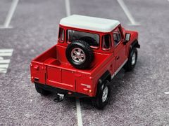 Xe Mô Hình Land Rover Defender 90 Pickup Masai 1:64 MiniGT ( Red LHD )