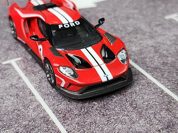 Xe Mô Hình Ford GT Mk II #013 1:64 MiniGT ( Rosso Alpha LHD )