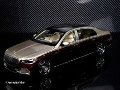 Xe Mô Hình Mercedes-Maybach S-Class Kalahari 1:18 Almost Real ( Gold & Rubellite Red )