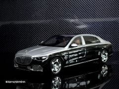 Xe Mô Hình Mercedes-Maybach S-Class Hightech 1:18 Almost Real ( Silver & Obsidian Black )