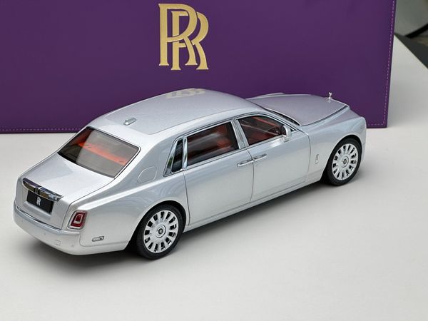 Xe Mô Hình Rolls Royce Phantom 1:18 Kengfai ( Silver )