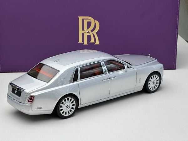 Xe Mô Hình Rolls Royce Phantom 1:18 Kengfai ( Silver )