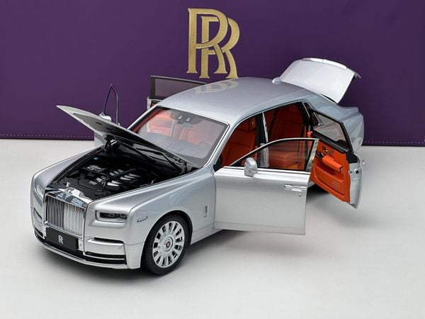 Xe Mô Hình Rolls Royce Phantom 1:18 Kengfai ( Silver )