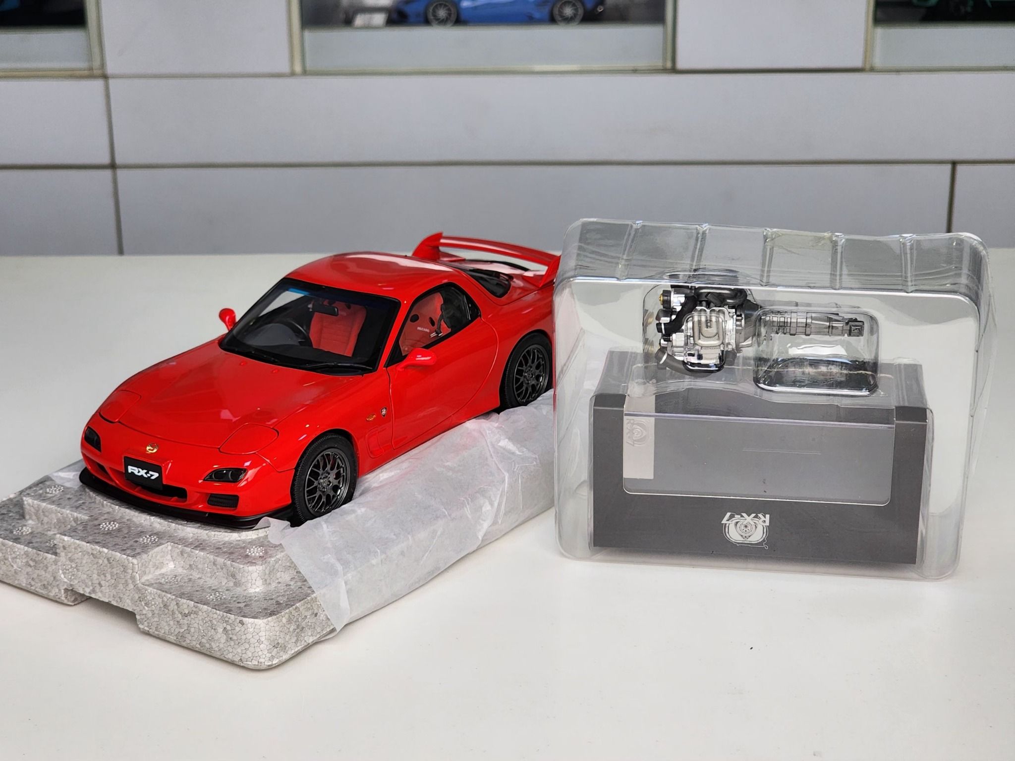 Xe Mô Hình Mazda RX7 Spirit R 1:18 Polar Master ( Red ) – Shop Xe