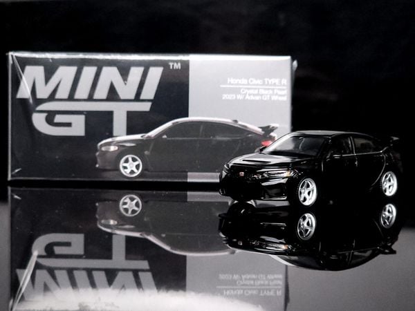 Xe Mô Hình Honda Civic Type R Crystal 1:64 MiniGT ( Black Pearl )