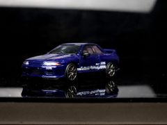 Xe Mô Hình Nissan Skyline GT-R Top Secret VR32 1:64 MiniGT ( Metallic Blue RHD )