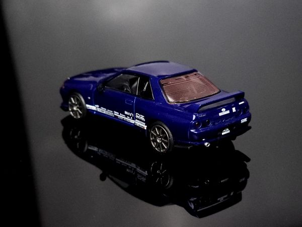 Xe Mô Hình Nissan Skyline GT-R Top Secret VR32 1:64 MiniGT ( Metallic Blue RHD )