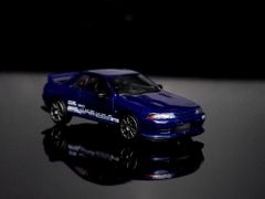 Xe Mô Hình Nissan Skyline GT-R Top Secret VR32 1:64 MiniGT ( Metallic Blue RHD )