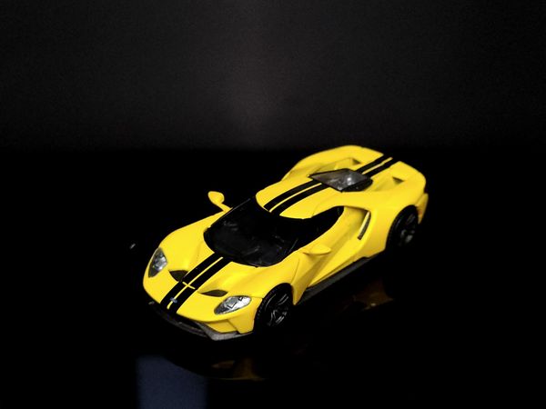 Xe Mô Hình Ford GT Triple 1:64 MiniGT ( Yellow )