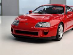 Xe Mô Hình Toyota Supra A80 1:18 LCD Model ( Red )