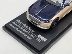 Xe Mô Hình Mercedes-Benz S-Class 2021 1:64 Almost Real ( Vàng Gold Mui Xanh )